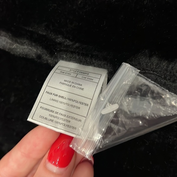 Cupcakes and Cashmere Women’s Coat Black Size Small - Picture 3 of 4